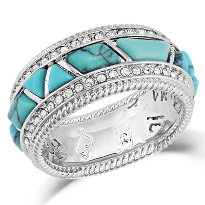 Turquoise Cobblestone Elegance Ring - Korvel