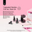 Kit de Uñas de Gel Beetles - 600 Piezas de Tips de Uñas Almendra Mediana y Esmalte de Gel Blanco Lec