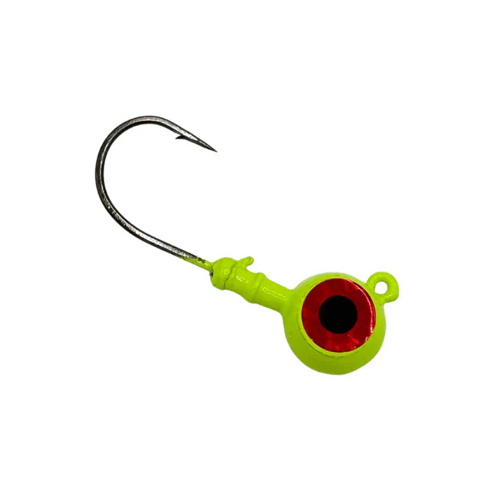 MagicTail Round Head Big Eye Jigs - 3 Pack