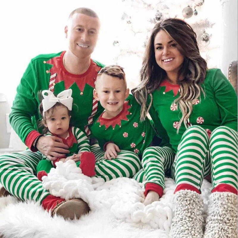 Conjunto de Pijamas Familiar de Navidad