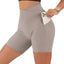 Shorts de Yoga Sin Costuras de Cintura Alta para Mujeres