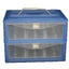 RNK 2 Drawer - 30 Cone Storage Box with Handle – Blue