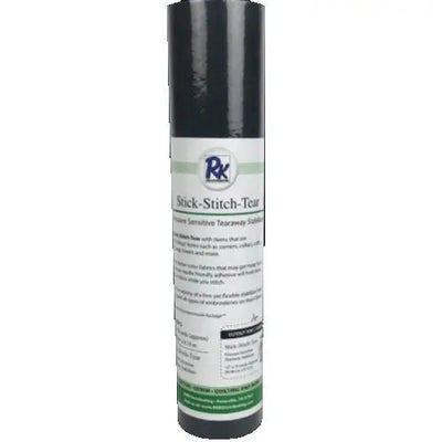RNK Stick-Stitch-Tear Black 12" x 10 Yards