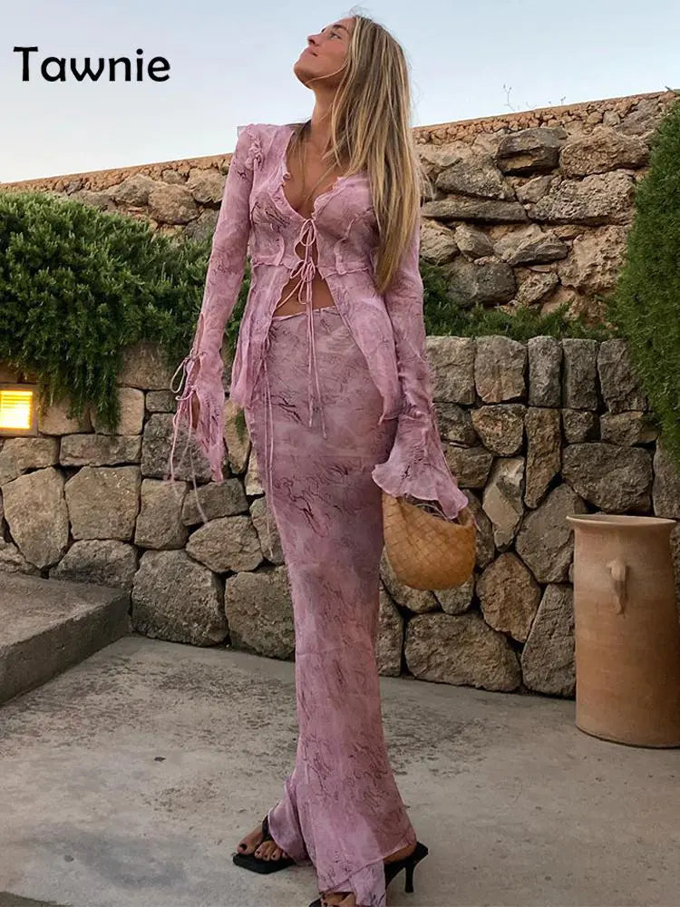 Conjuntos de Vestidos Transparentes Chic para una Elegancia Sin Esfuerzo