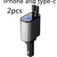 Chargeur de voiture en métal premium - Adaptateur USB-C super rapide 100W