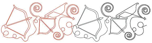 Pantographe 1723 Bows & Arrows pour la couture