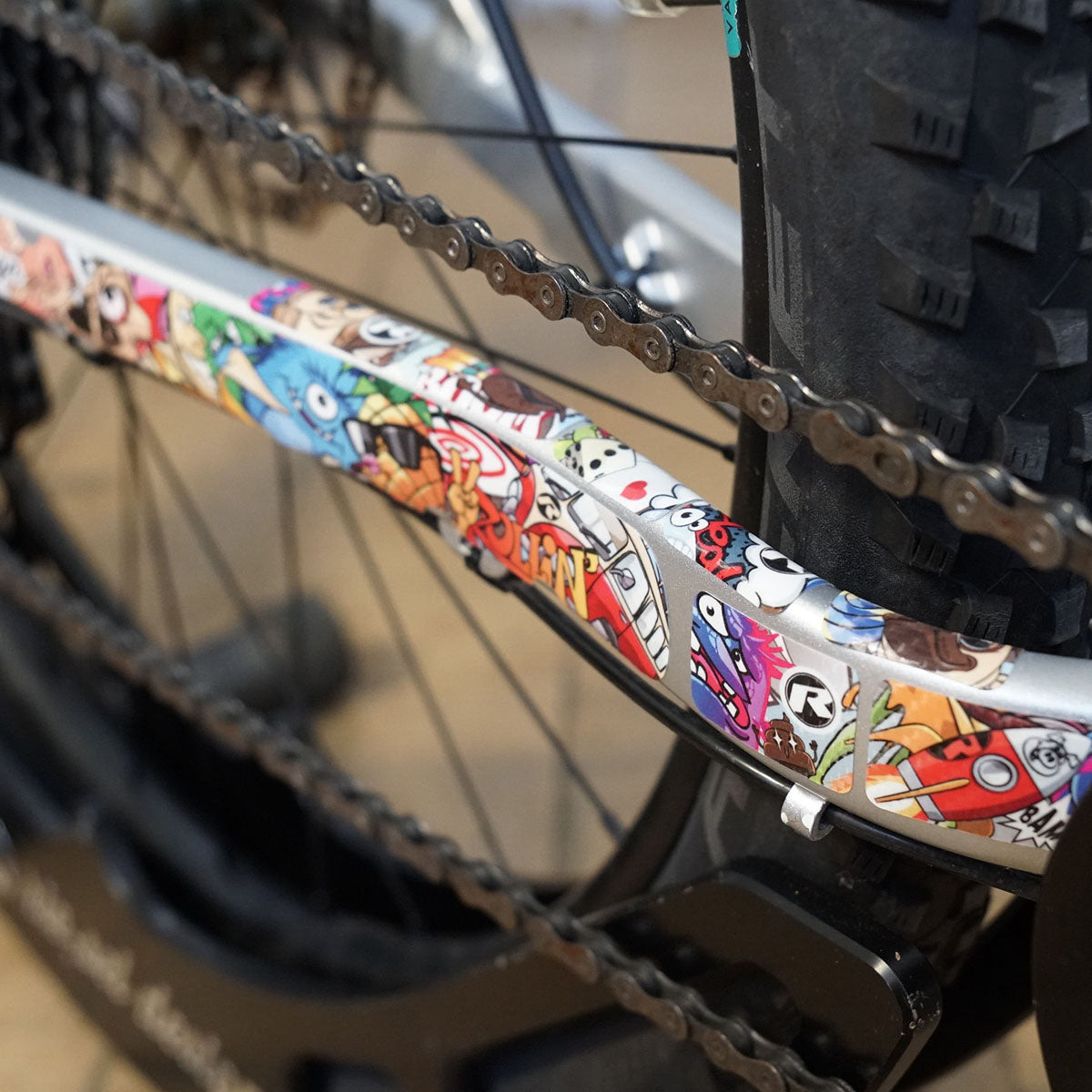 Riesel Design Frame Protection Guard - Chainstay Protector