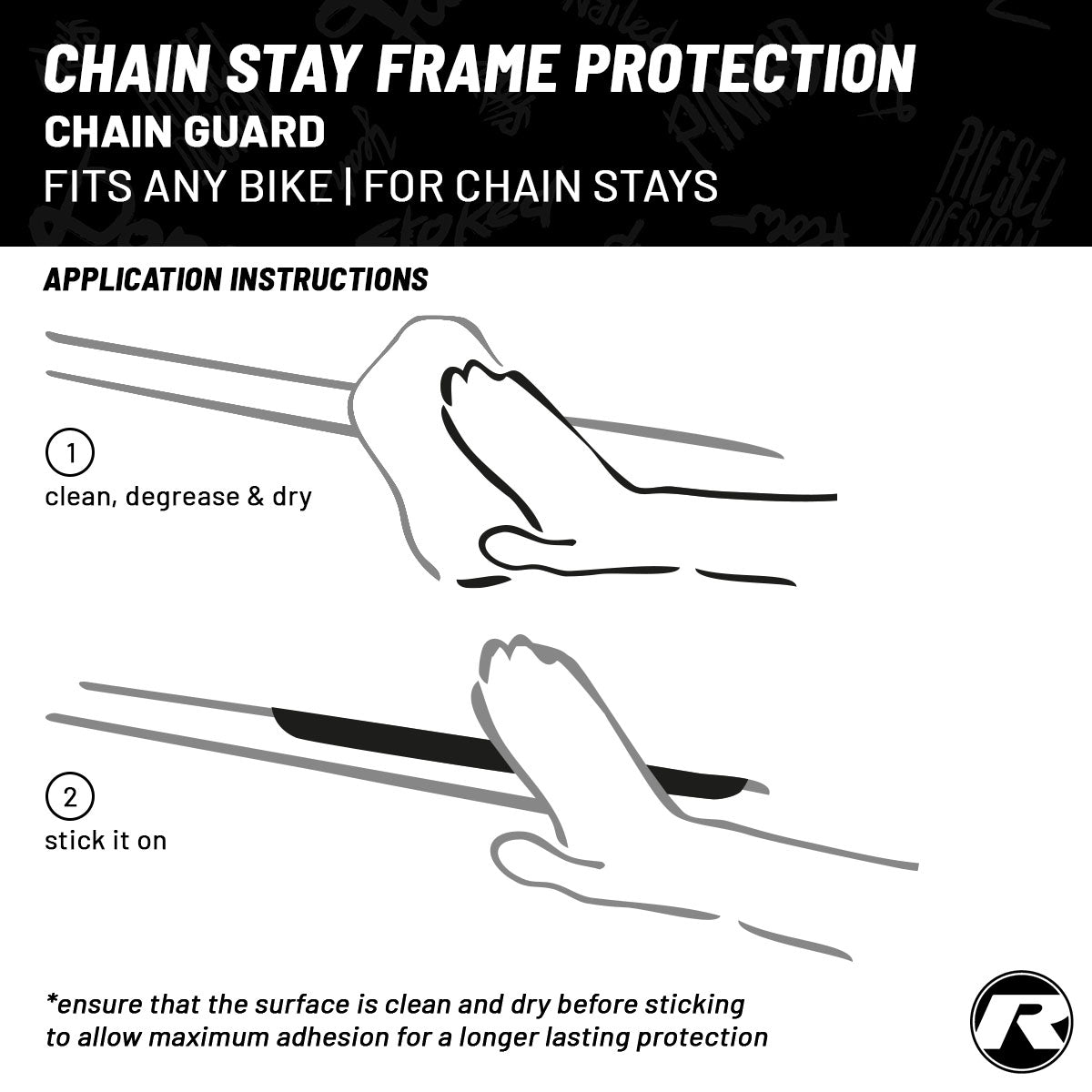 Riesel Design Frame Protection Guard - Chainstay Protector