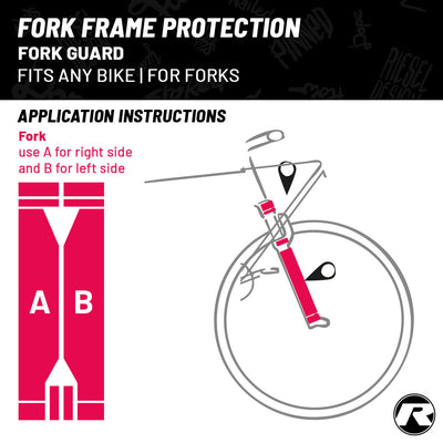 Riesel Design Frame Protection Guard for Forks