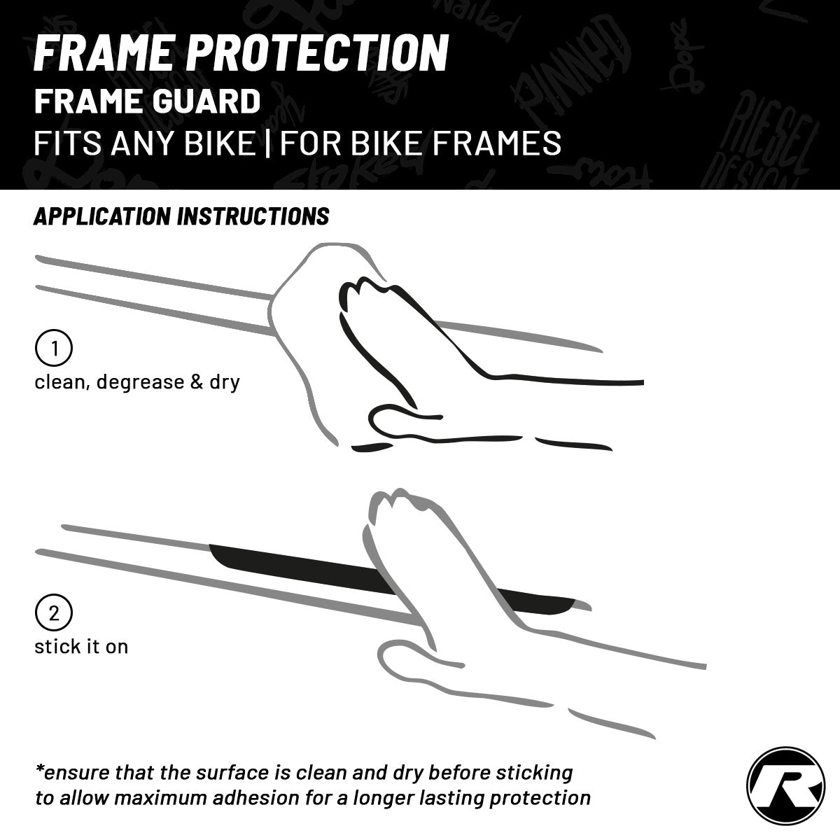 Riesel Design Frame Protection Guard - Premium Bicycle Accessory