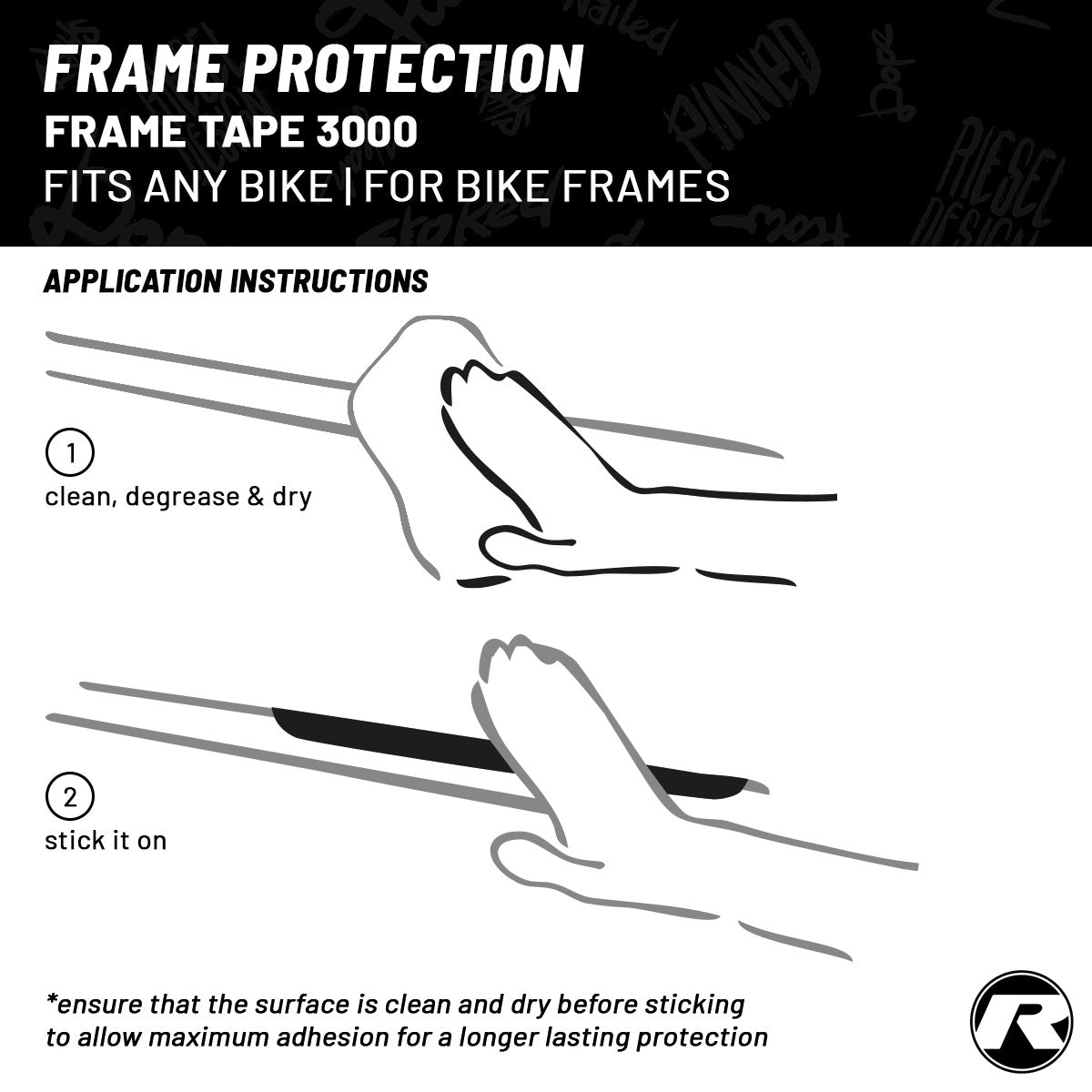 Riesel Design - Frame Protection Tape - FRAME:TAPE 3000 - Korvel