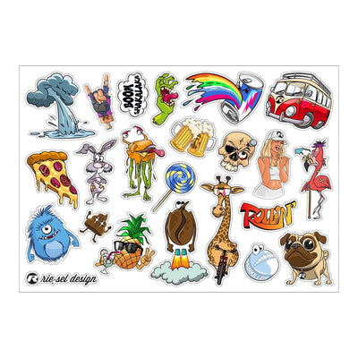 Riesel Design Reflective Sticker Kits
