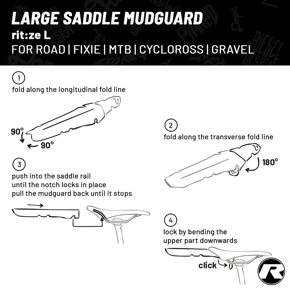 Riesel Design - Rear Mudguard - RIT:ZE L - Korvel