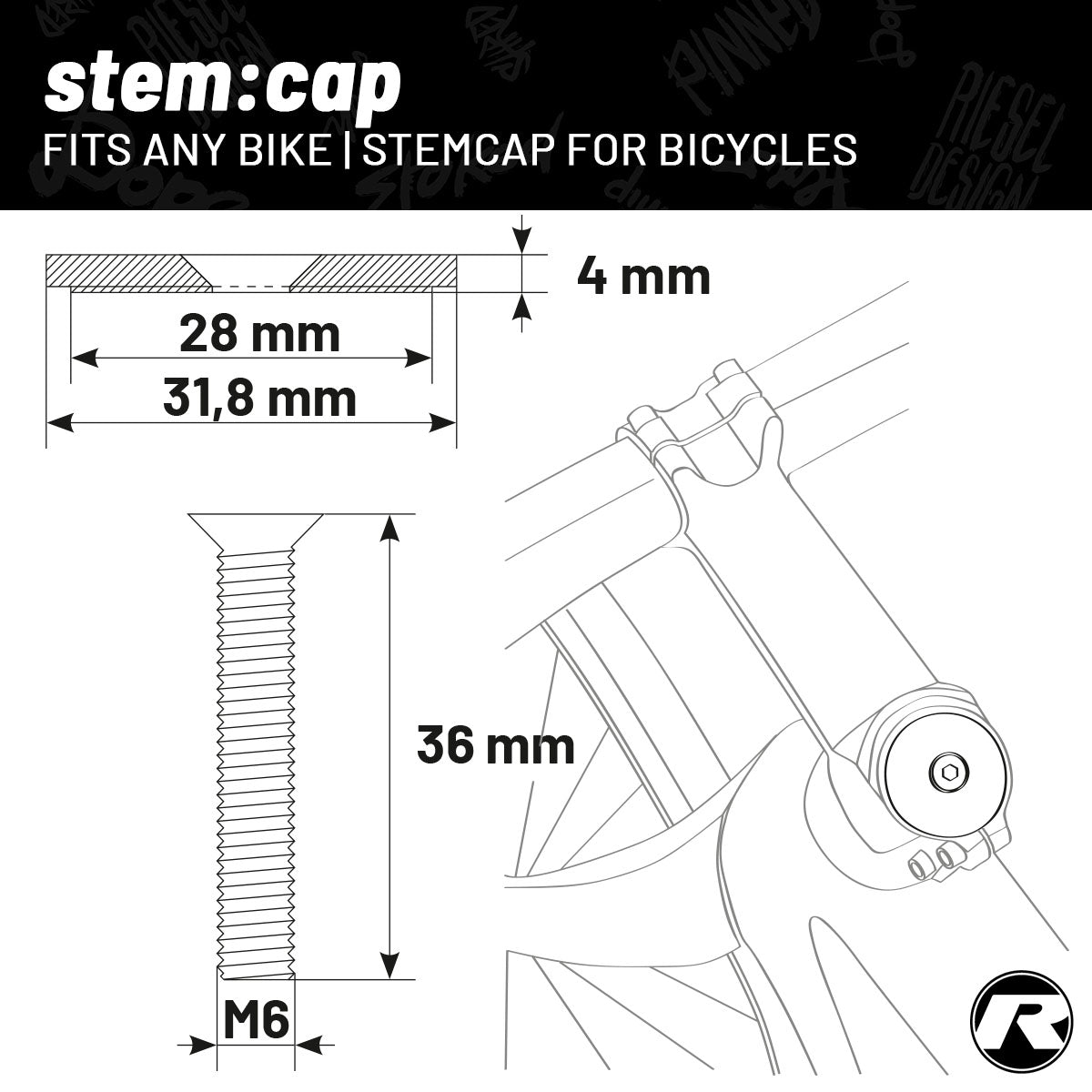 Riesel Design - Stem Caps - STEM:CAP - Korvel