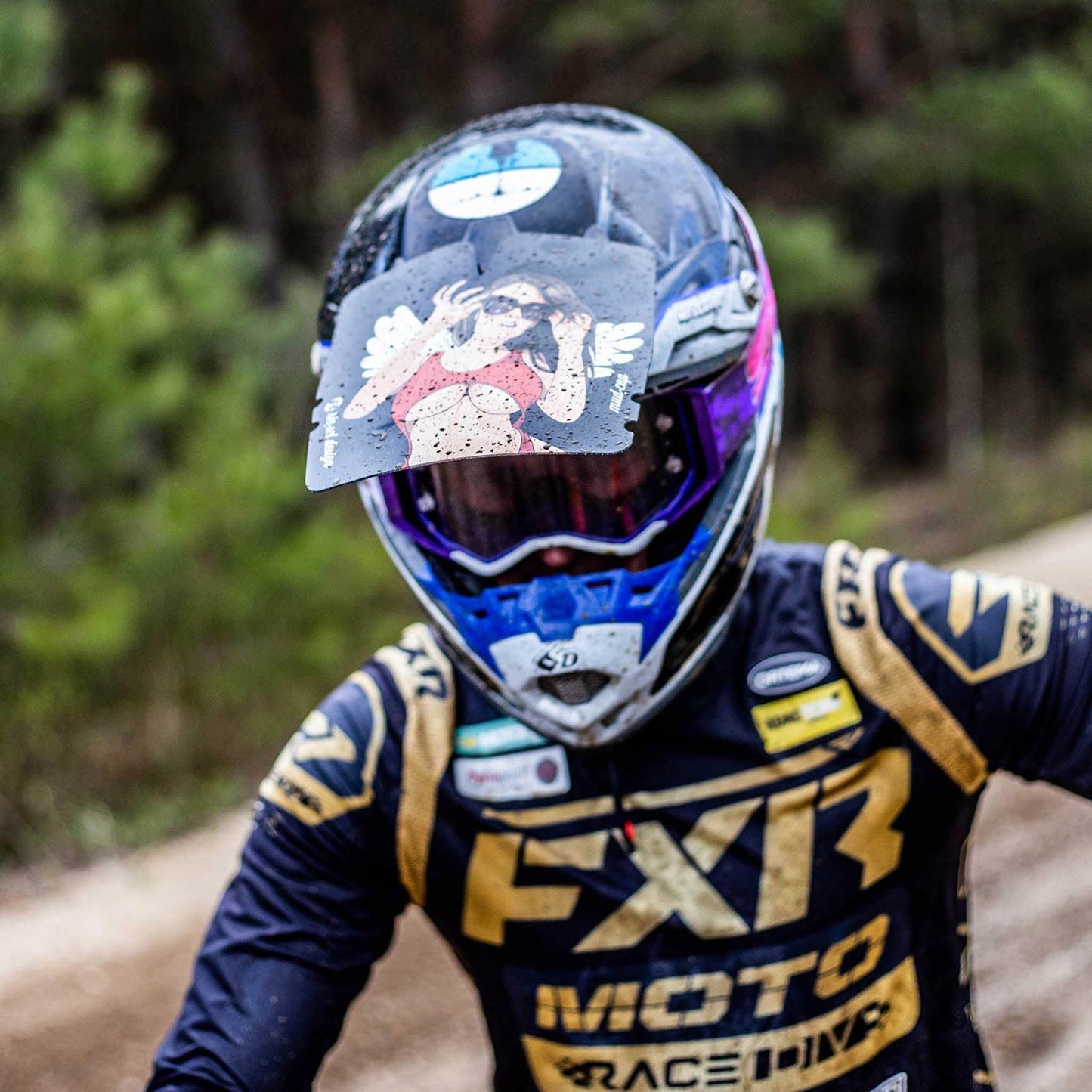 Extensión de Visera Riesel Design para MX - MUD:CAP