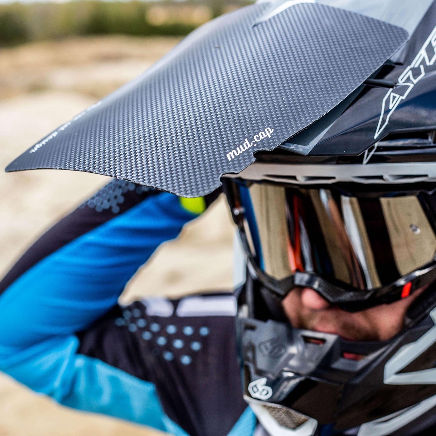 Extensión de Visera Riesel Design para MX - MUD:CAP