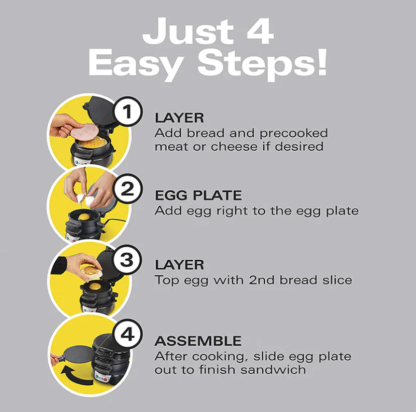 Premium Sandwich Maker for Effortless Breakfasts