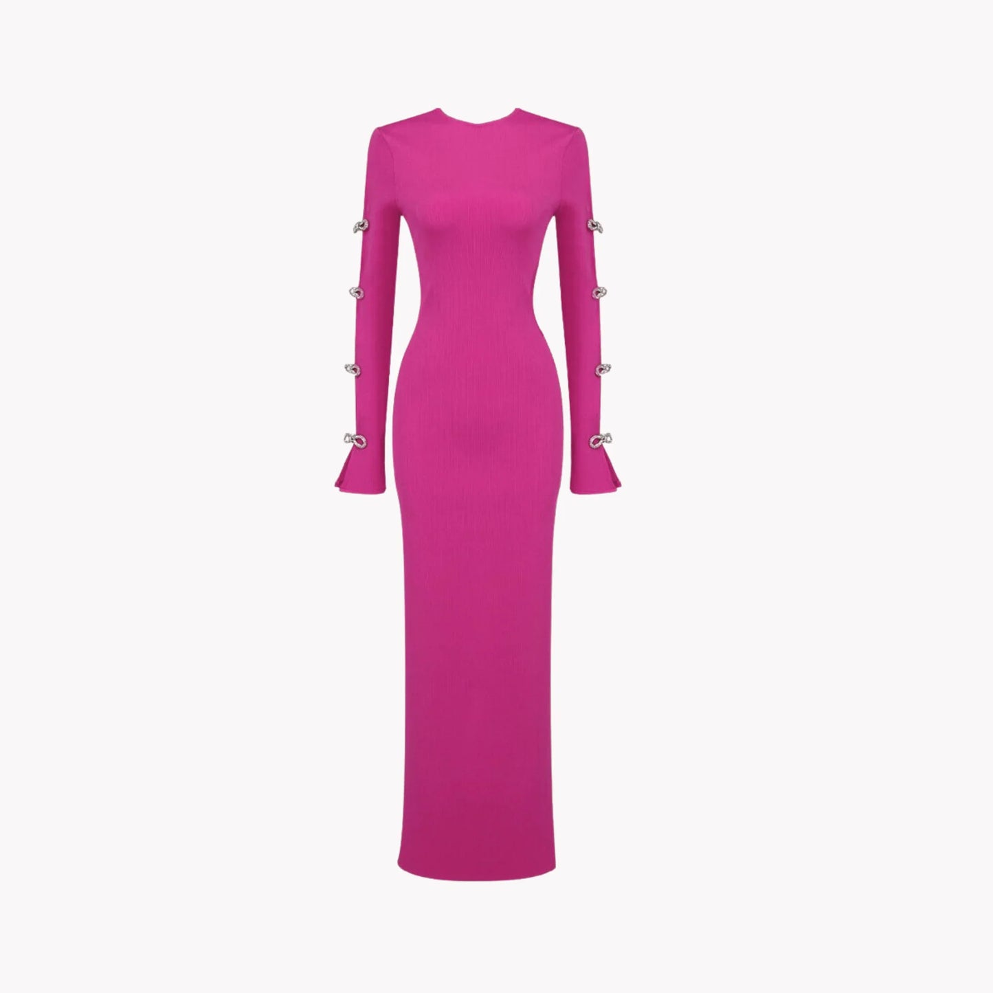 Vestido de Vendaje con Lazos - Elegante y Sofisticado