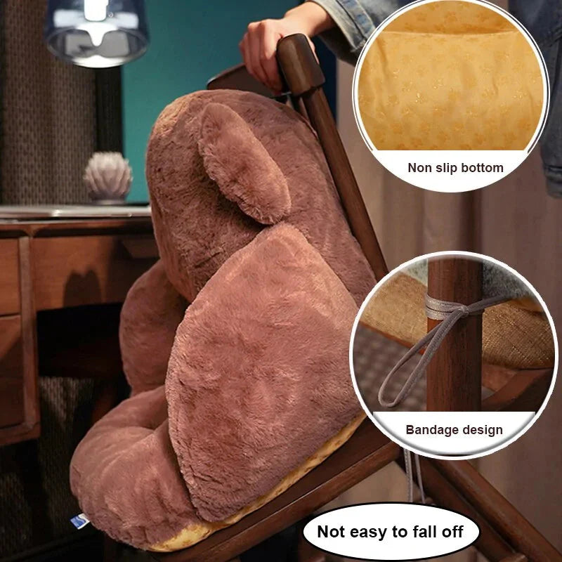 Coussin de Chaise Monobloc pour le Confort au Bureau et à Domicile