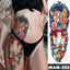 Vibrant Full Temporary Tattoo Watercolor Sheets