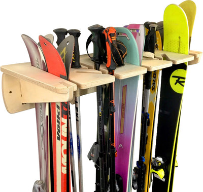The Ponderosa Ski Wall Rack