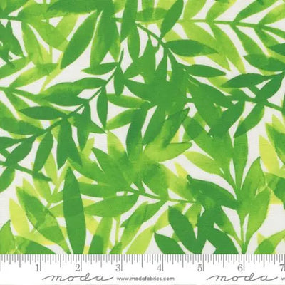 Radiant Grass Leaf Blenders Cotton Fabric - 44"/45" Per Yard