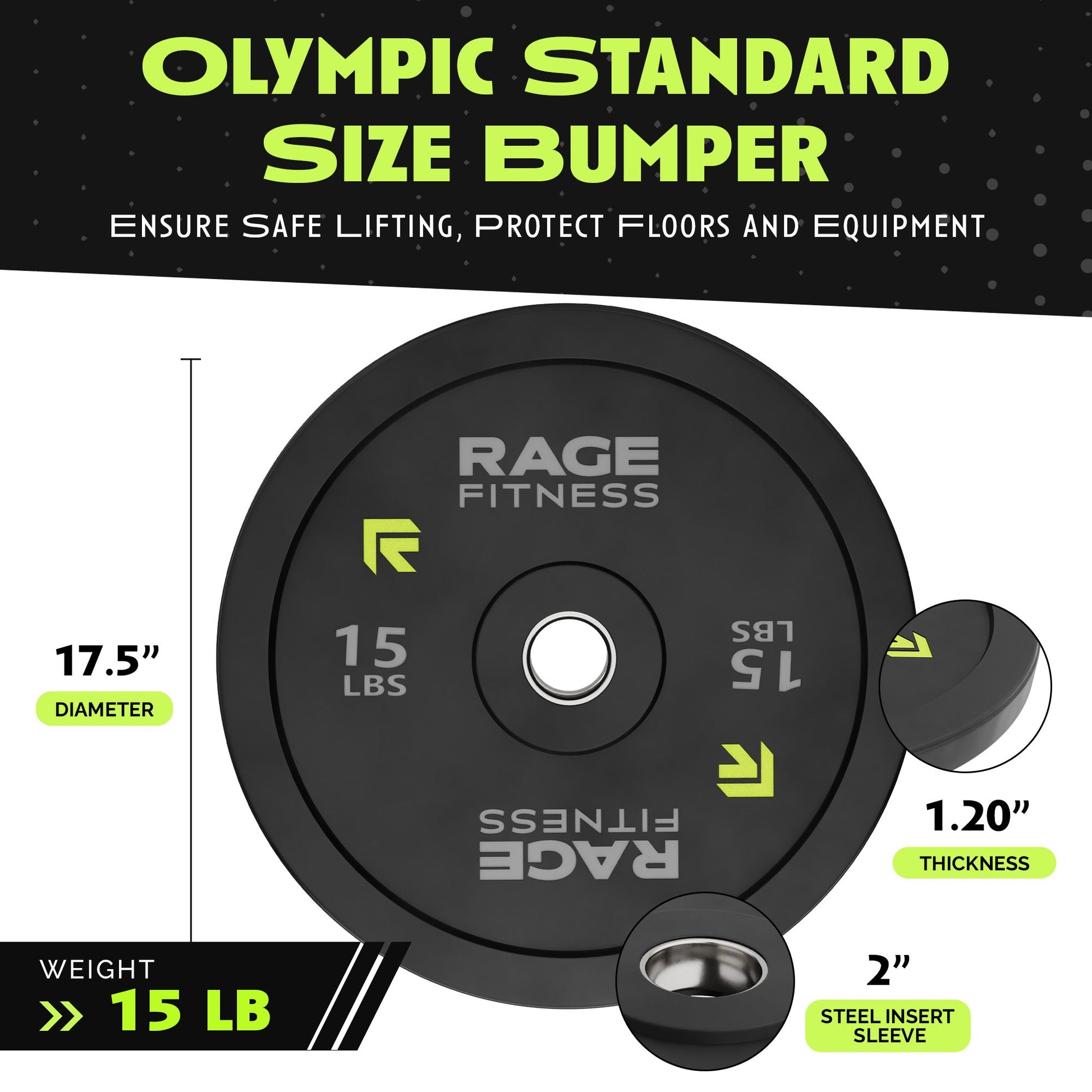 Premium Rubber Bumper Plates for Weightlifting - Korvel