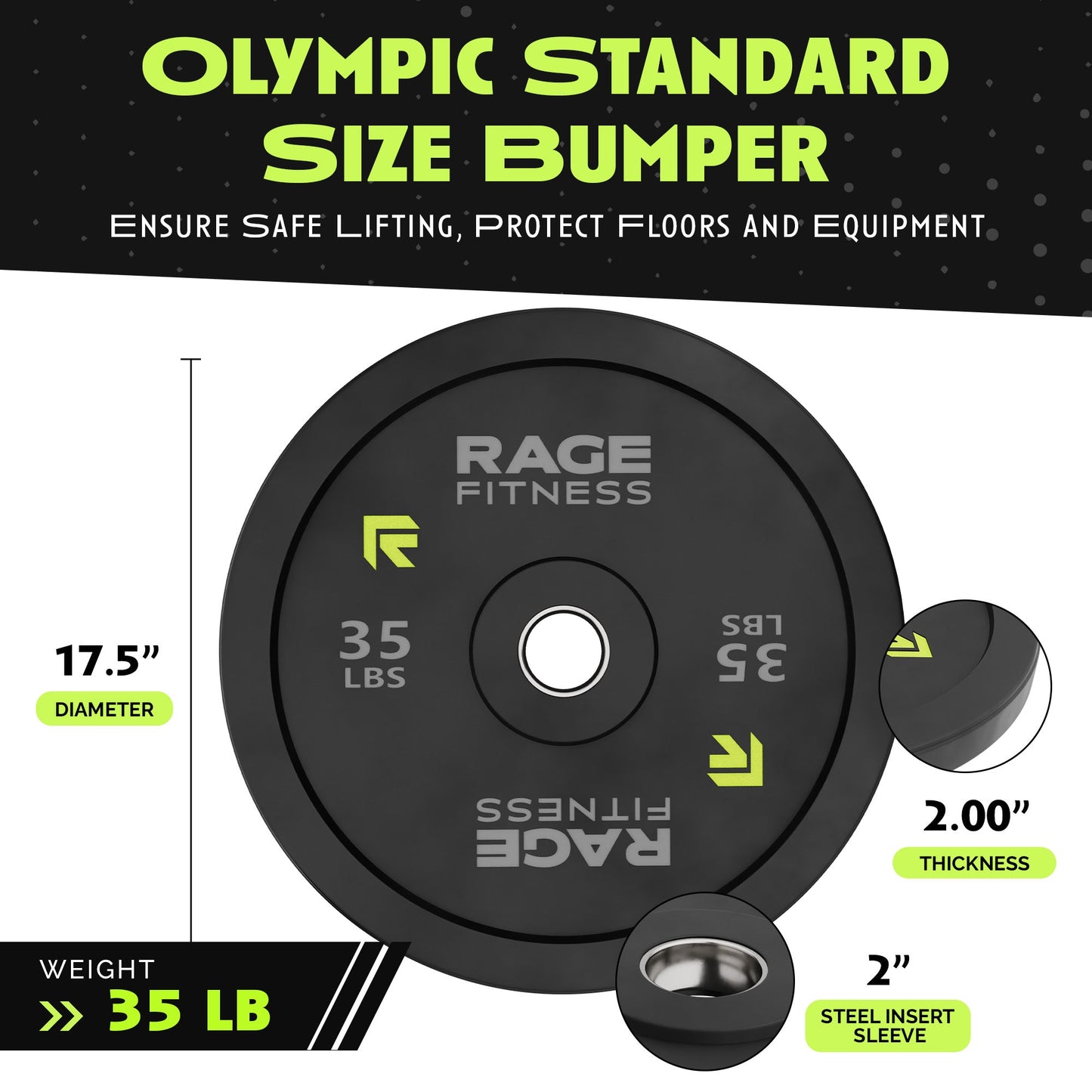 Premium Rubber Bumper Plates for Weightlifting - Korvel