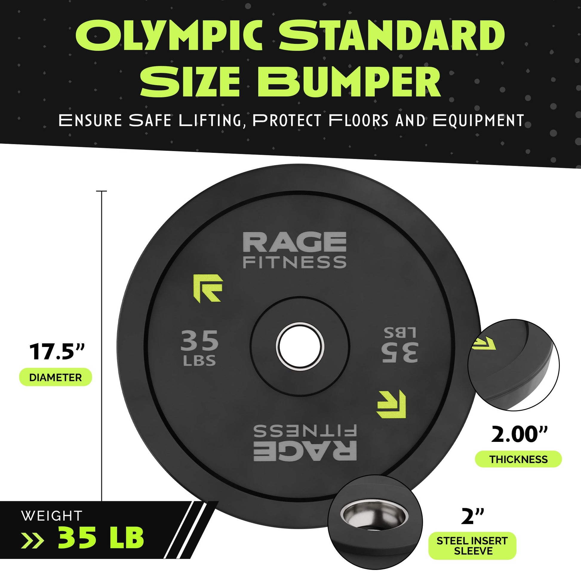 Premium Rubber Bumper Plates for Weightlifting - Korvel