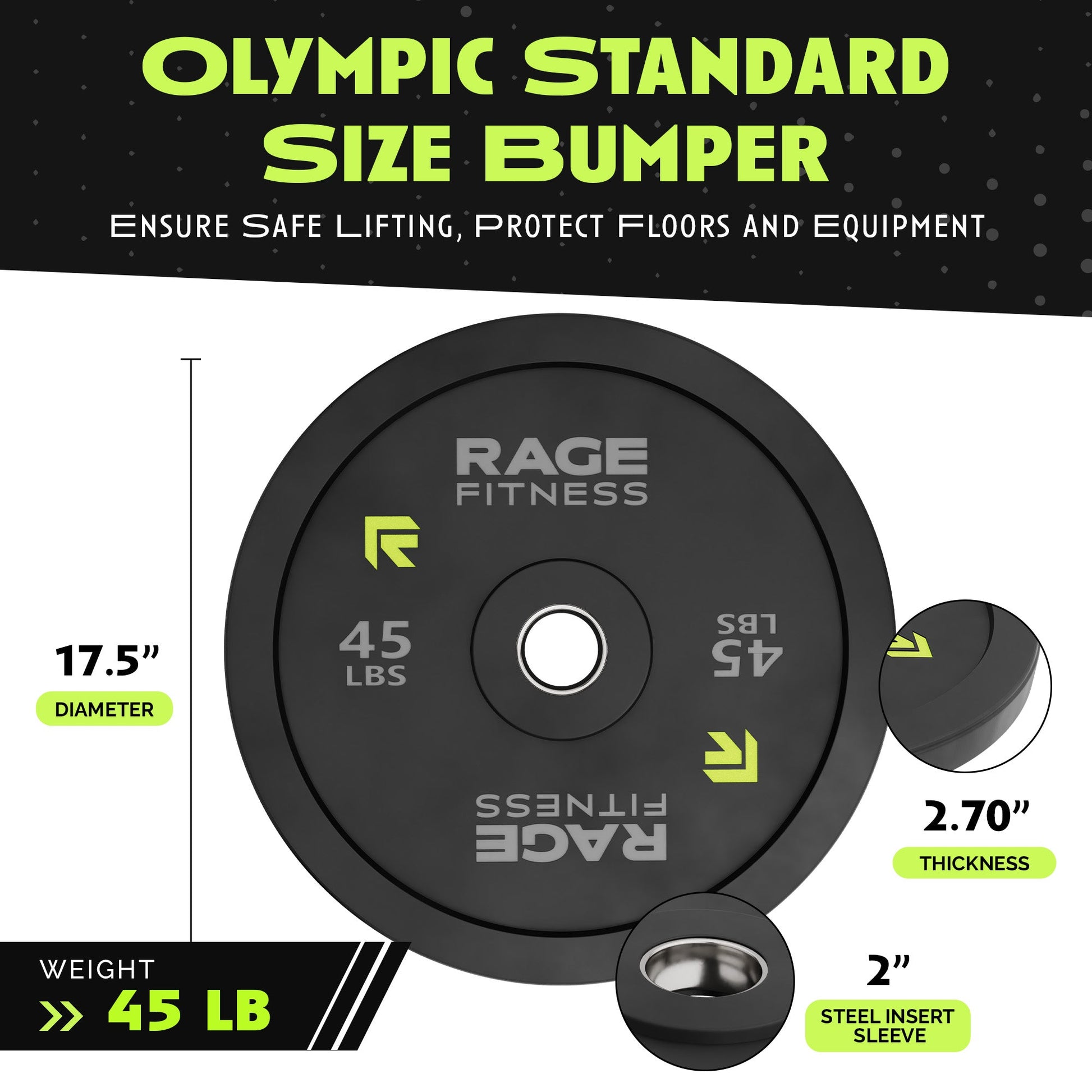 Premium Rubber Bumper Plates for Weightlifting - Korvel