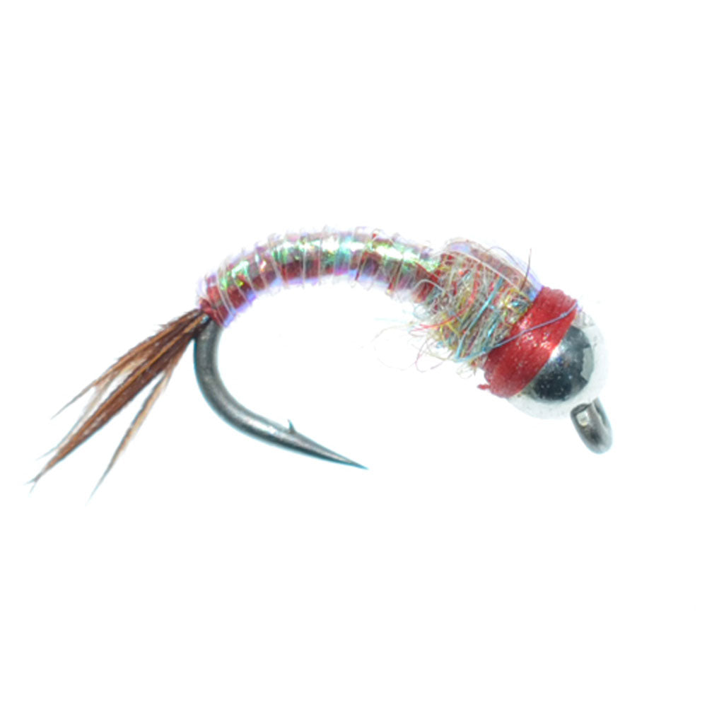 Rainbow Warrior Nymph Fly Fishing Flies - Size 16, Dozen Pack - Korvel
