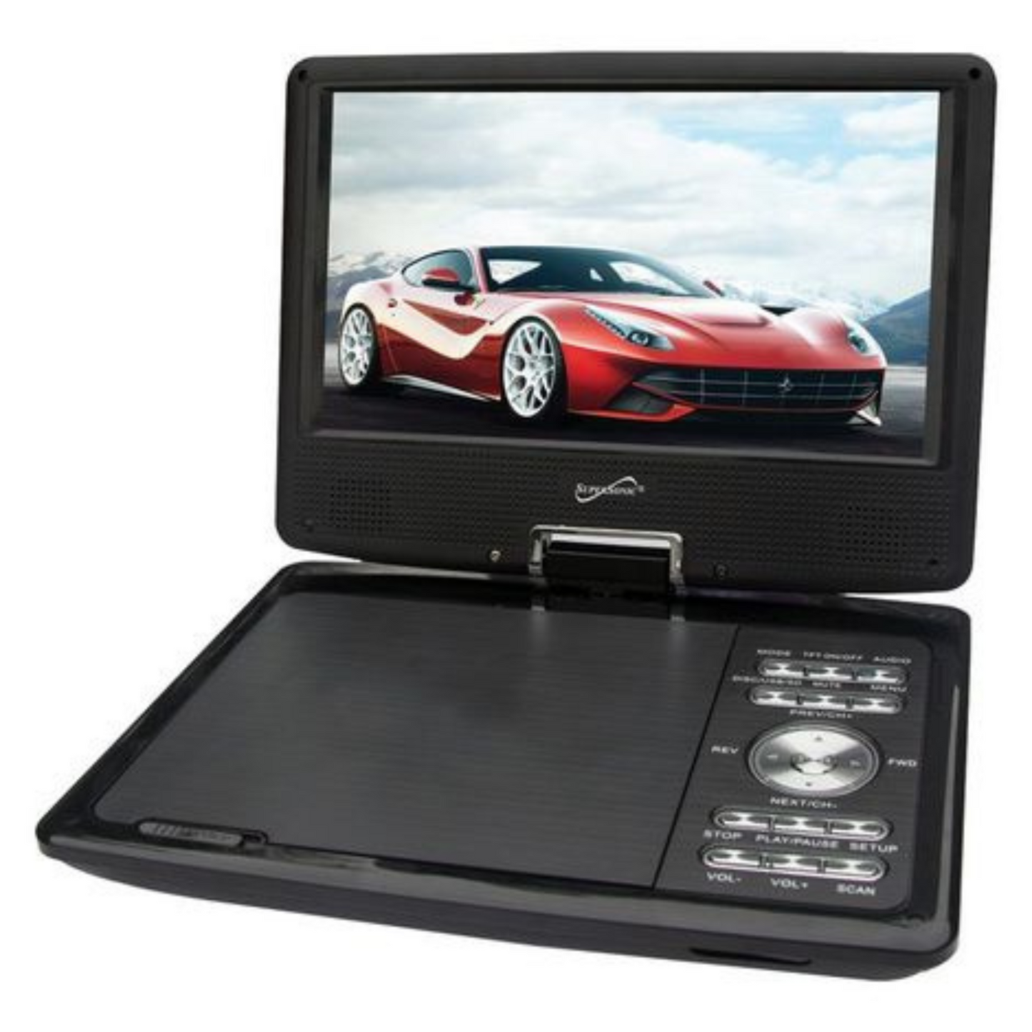 Supersonic 9" Portable DVD Player with Swivel Display