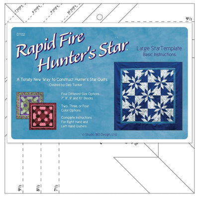 Rapid Fire Hunter's Star Large Ruler