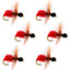 Velvet Cowkiller Ant Wasp Terrestrial Trout Dry Fly - Size 12 (6 Pack)