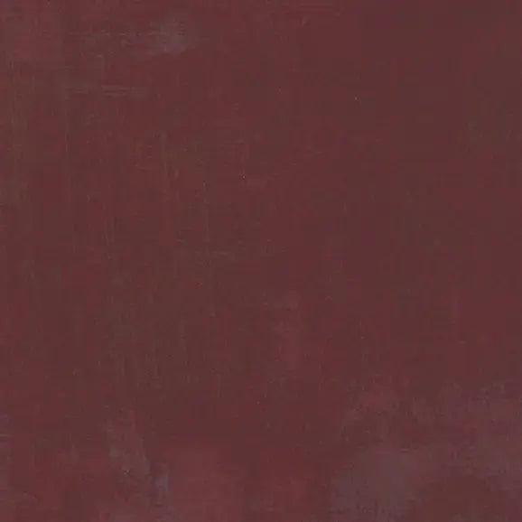 Tissu en coton large grunge bordeaux rouge par yard