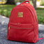 Red Leather Carrier Backpack - Korvel