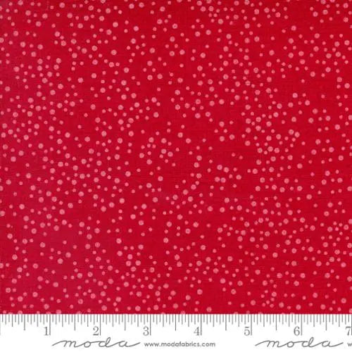 Tissu à motifs rouges cramoisis - 44"/45" par yard
