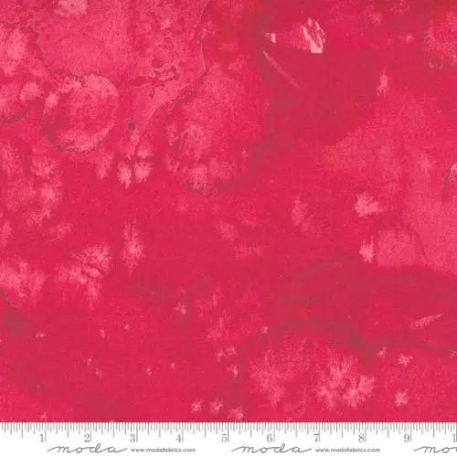 Red Flow Basic Watercolor Fabric - 44"/45" Per Yard