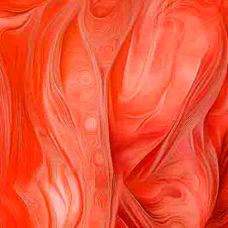 Red Horizons Ombre Wave Cotton Fabric - 44"/45" Per Yard