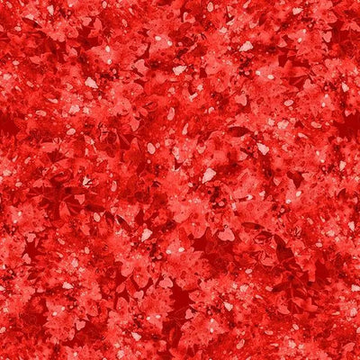 Tela de algodón Red Mirage de ancho amplio - Calidad premium