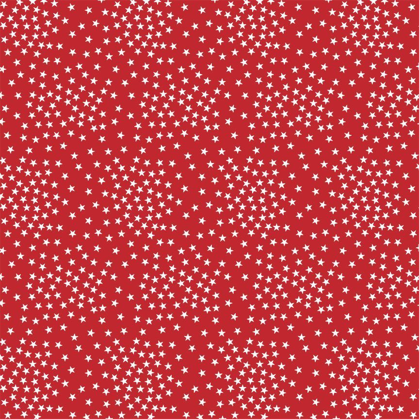Tela de Algodón Red Stars Path to Freedom - 44"/45" por Yarda
