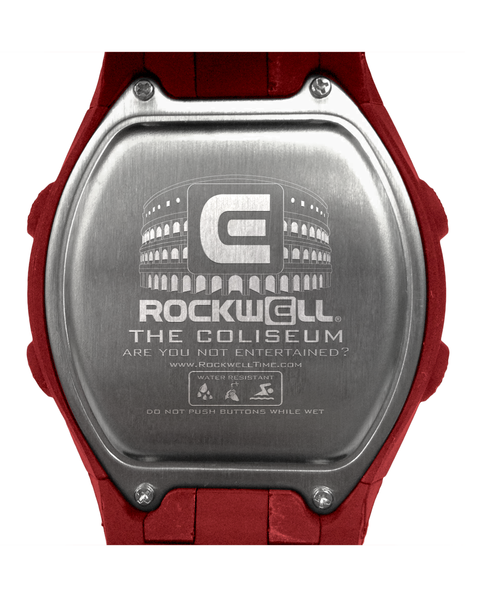 Rockwell Coliseum Fit™ Red-Black Watch: Unleash Your Inner Gladiator - Korvel