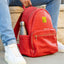 Red Leather Carrier Backpack - Korvel