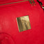 Red Tumbled Leather Weekender Duffle Bag - Korvel