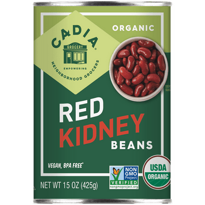 Organic Red Kidney Beans - Premium Quality by Cadia - Korvel