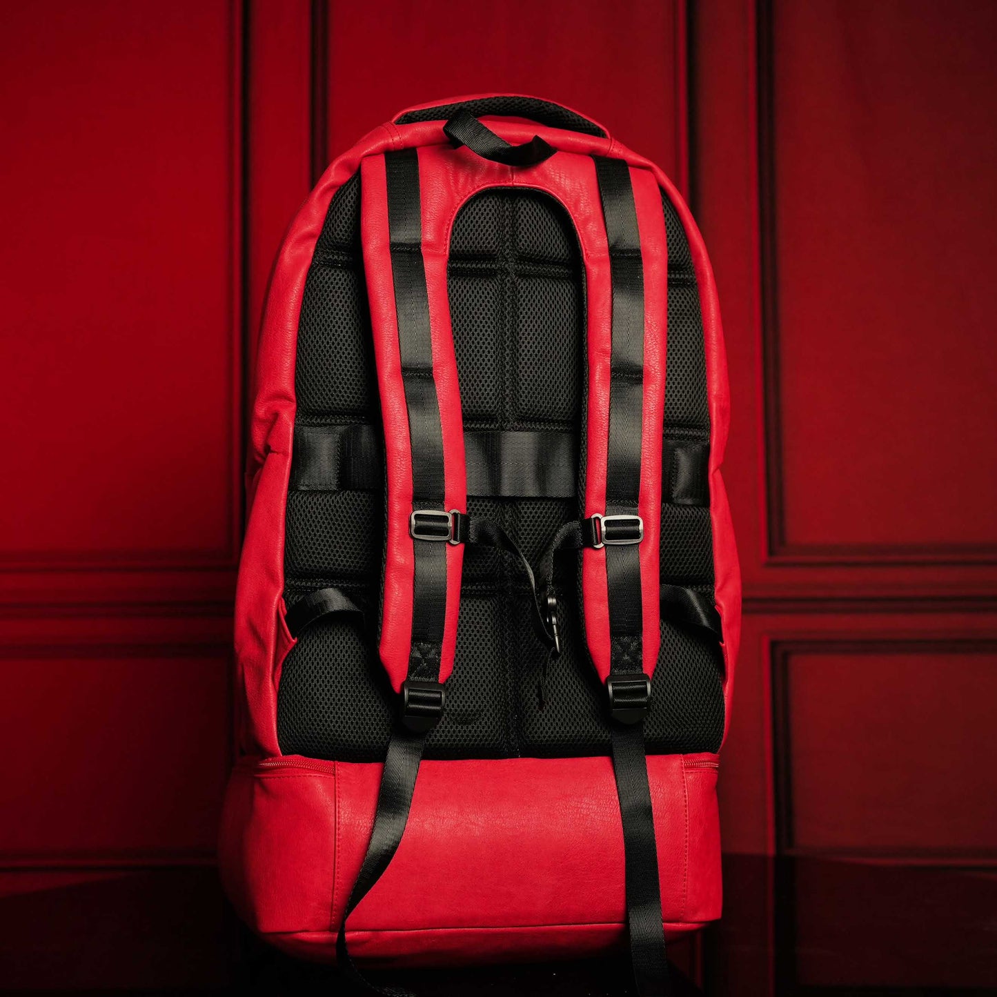 Premium Red Leather Shoe Bag - XL Design for Size 17