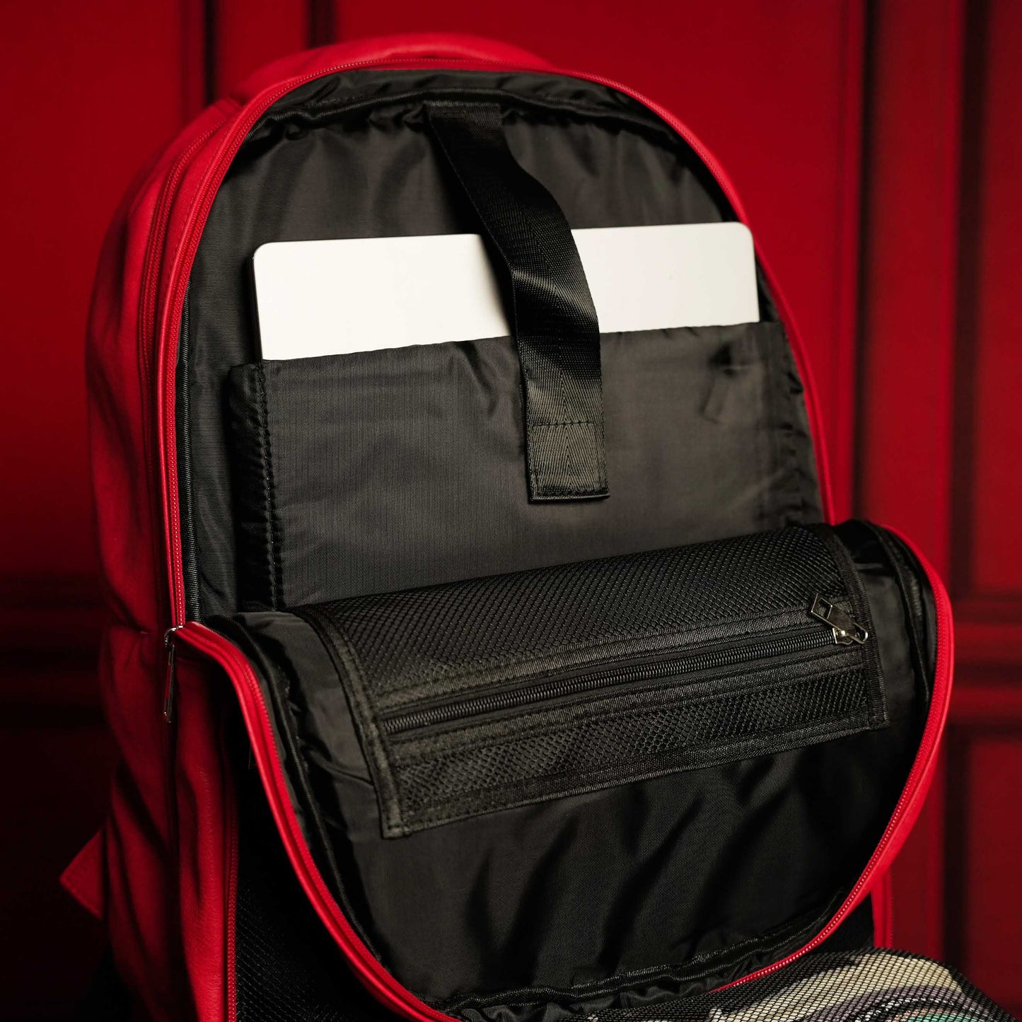 Premium Red Leather Shoe Bag - XL Design for Size 17