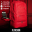 Premium Red Leather Shoe Bag - XL Design for Size 17