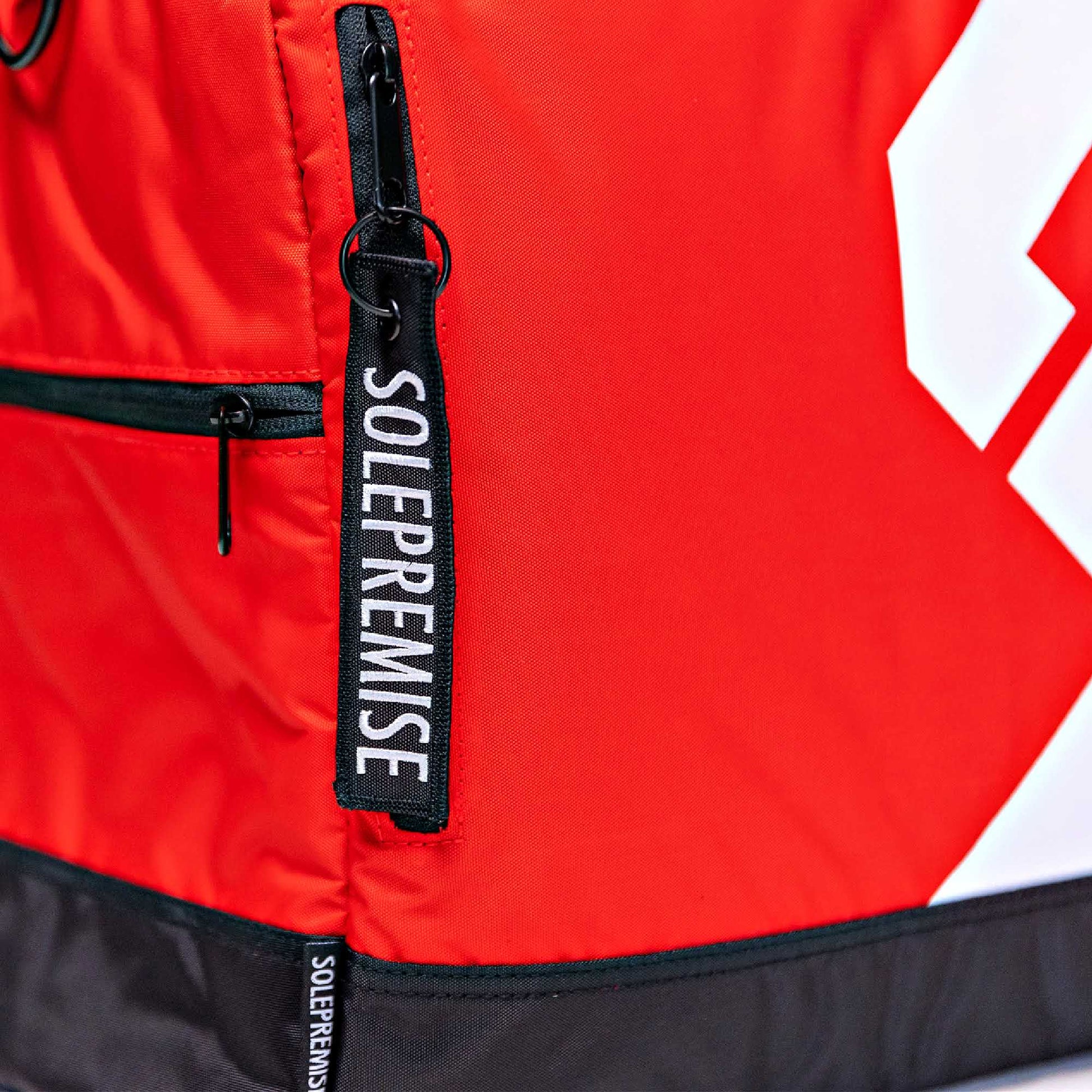 Sleek Red Sneaker Travel Duffle - Korvel