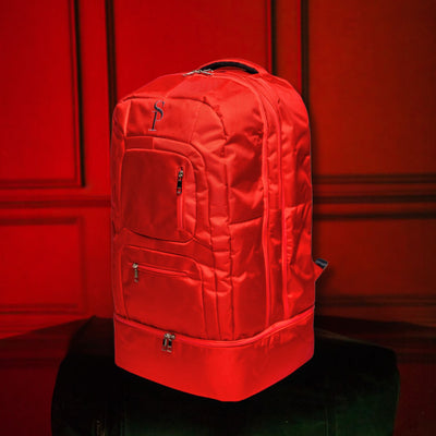 Red Polyester Carry-On Patented Backpack (Only 300 Made) - Korvel